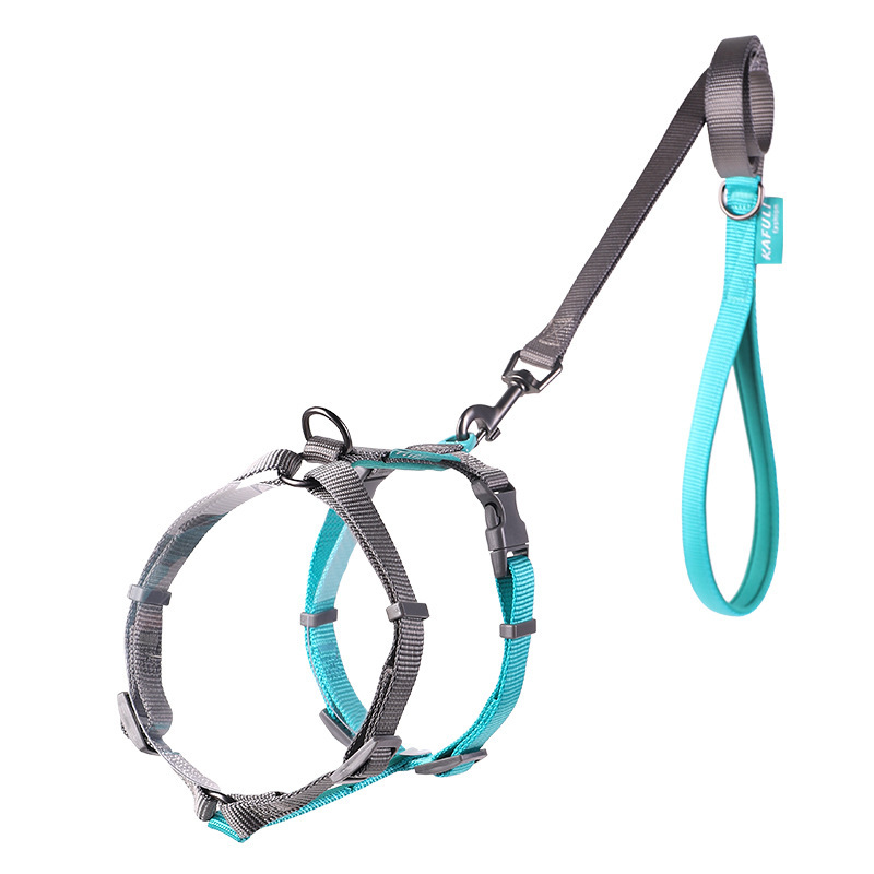 Correa para perro correa para mascotas en forma de I anti-rotura correa para el pecho del perro pequeño mediano y grande cuerda para caminar a prueba de explosiones cadena para perros
