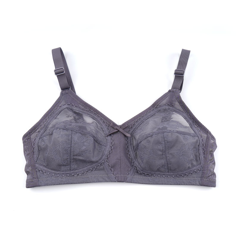 Gran tamaño de ropa interior verano super delgada taza de pecho grande pequeño sujetador ajustable simple sujetador de mm grasa