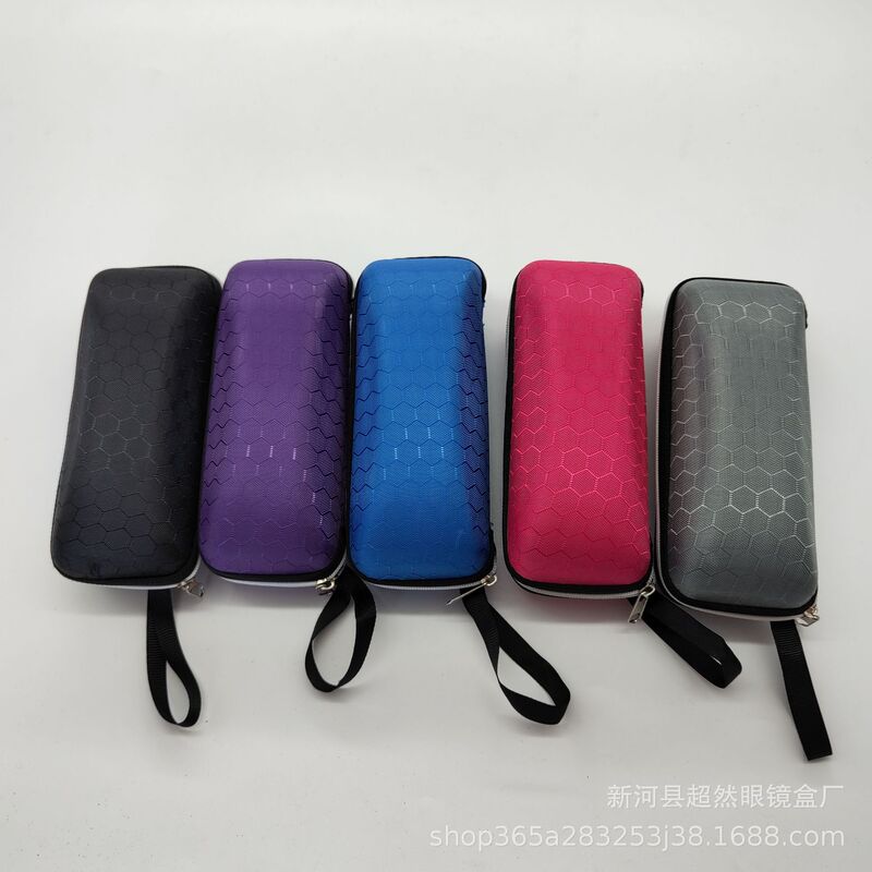 Manufacturer Wholesale Sunglasses Zipper Case New Model Eva Square High-Pressure Resistant Glasses Case in Stock Direct Supply Children's Glasses Case