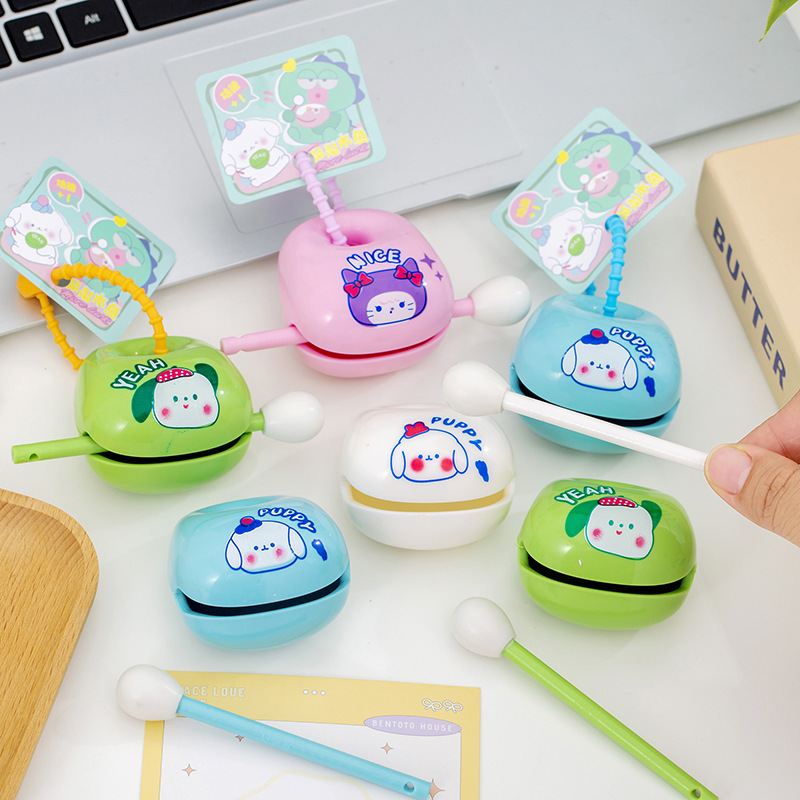 サンリオシリーズ漫画ノックかわいい永遠の木魚キーホルダーノック減圧おもちゃかわいいペンダントバッグペンダント|undefined