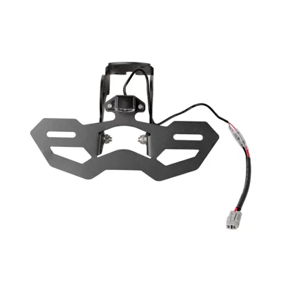 Suitable for Kawasaki Ninja ZX-6R lightweight short-tail motorcycle rear license plate bracket accessories (License plate holder/license plate holder) - 21-models-of-z6-license-plate-holders-in-black