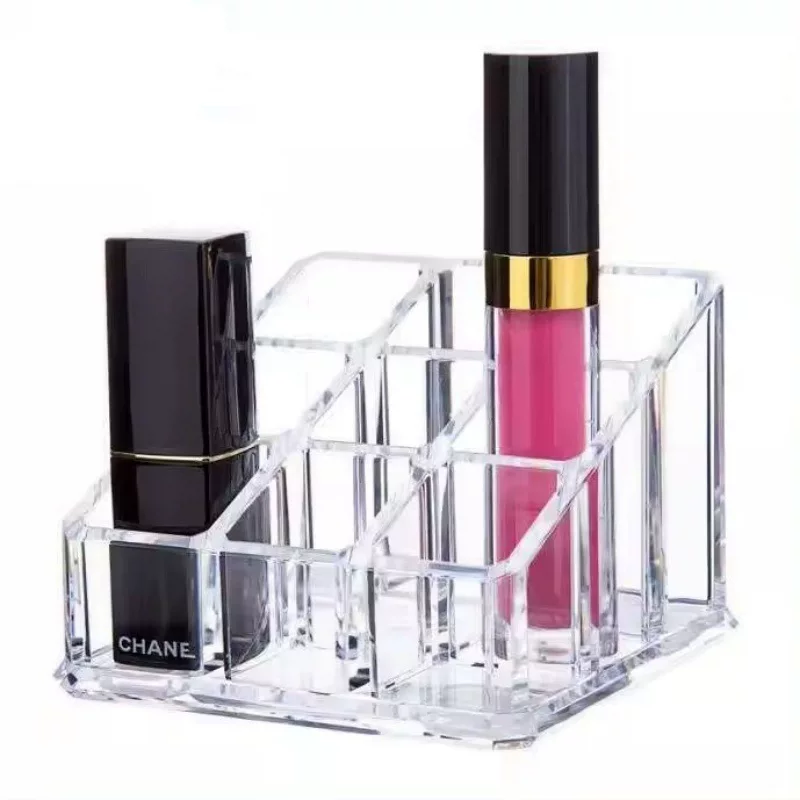 Губная помада, прозрачная коробка для хранения, акриловый блеск для губ small table, 9 ячеек