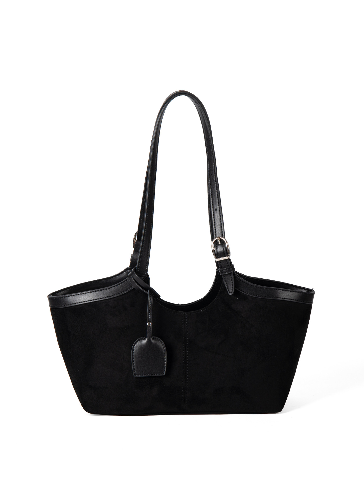 2025 Autumn/Winter New Suede Tote Bag For Women, Large Capacity Korean Style Niche Luxury Versatile Shoulder Bag Retro - Thumbnail 6