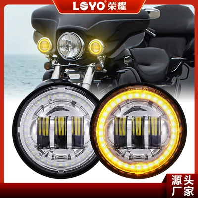 4.5 düym Harley motosiklet 30W LED duman lampası, şeytan gözü ilə
