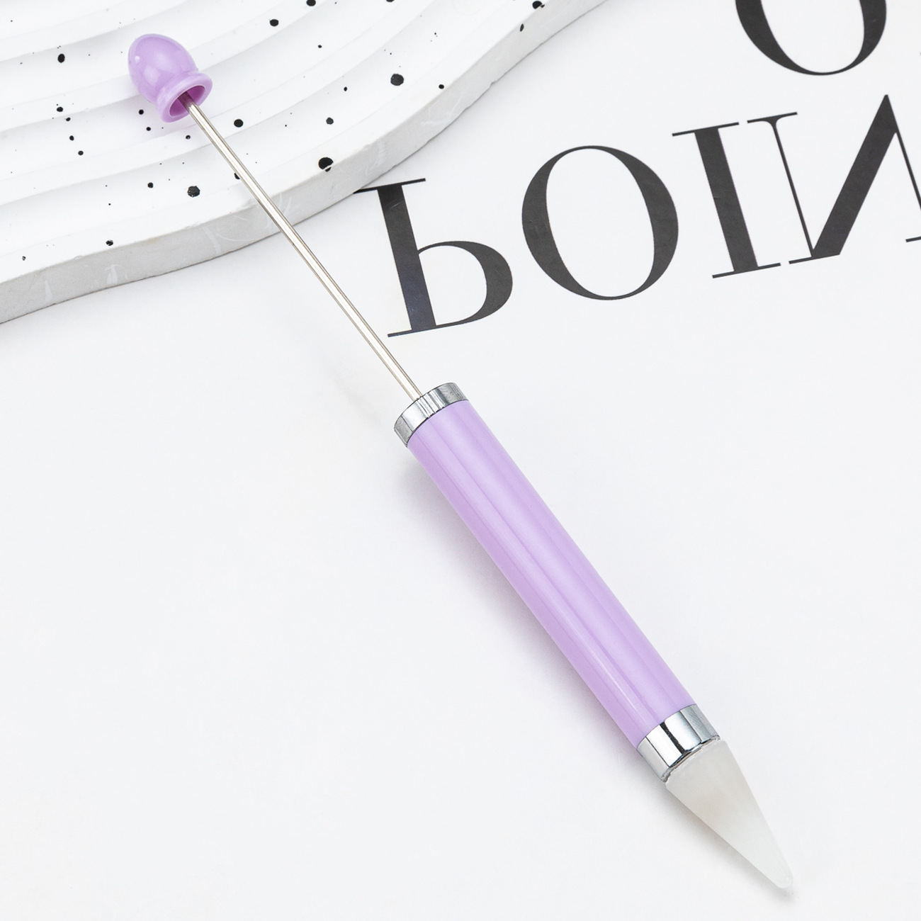 Nuevo DIY nail point taladro bolígrafo de cuentas de succión de taladro de flores de taladro de herramientas de uñas de doble propósito con cera de taladro de punto