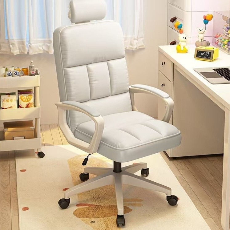 Computer Chair, Home Comfortable Office Chair, College Dormitory Gaming Chair, Bedroom Study Chair, Long-Sitting Desk Chair for Girls Computer Chair, Home Comfortable Office Chair, College Dormitory Gaming Chair, Bedroom Study Chair, Long-Sitting Desk Chair for Girls