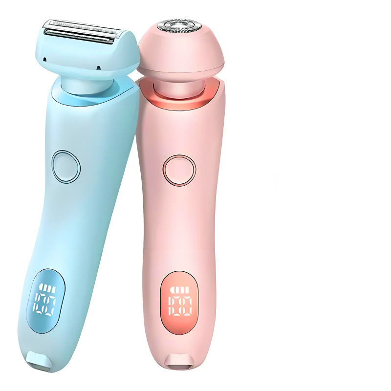 Transfronterizo nuevo afeitador eléctrico depilador privado para mujeres afeitador para mascotas de doble cabeza afeitador de cuerpo completo image 6