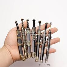 迷你宝剑袖珍古汉剑越王小秦王书签玩具龙泉市短刀未开刃