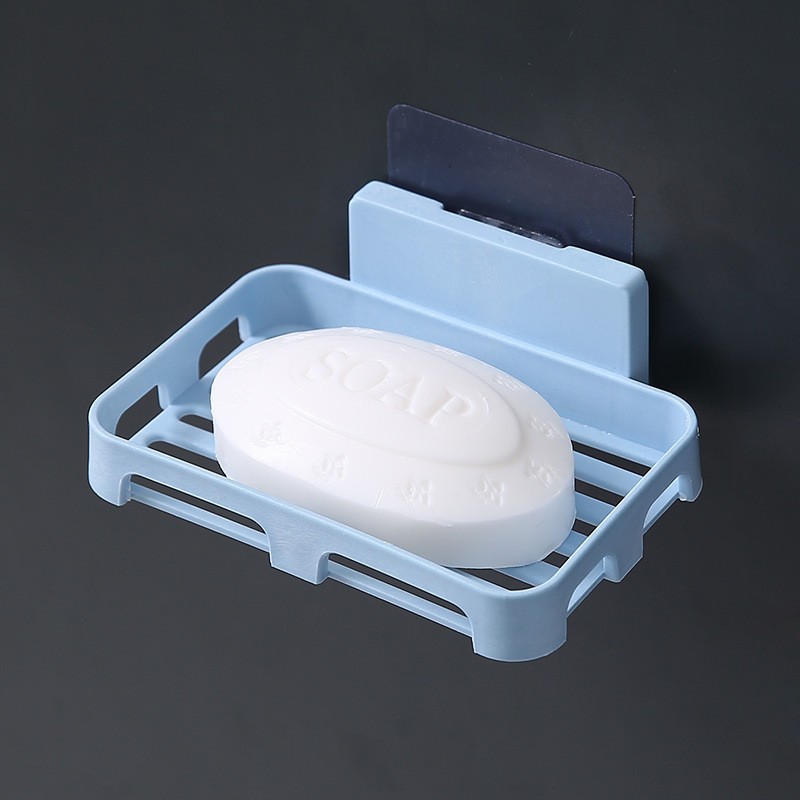 Caja de jabón, estante de jabón, ventosa, estante de drenaje creativo sin perforación montado en la pared, sin agua, artefacto de almacenamiento doméstico