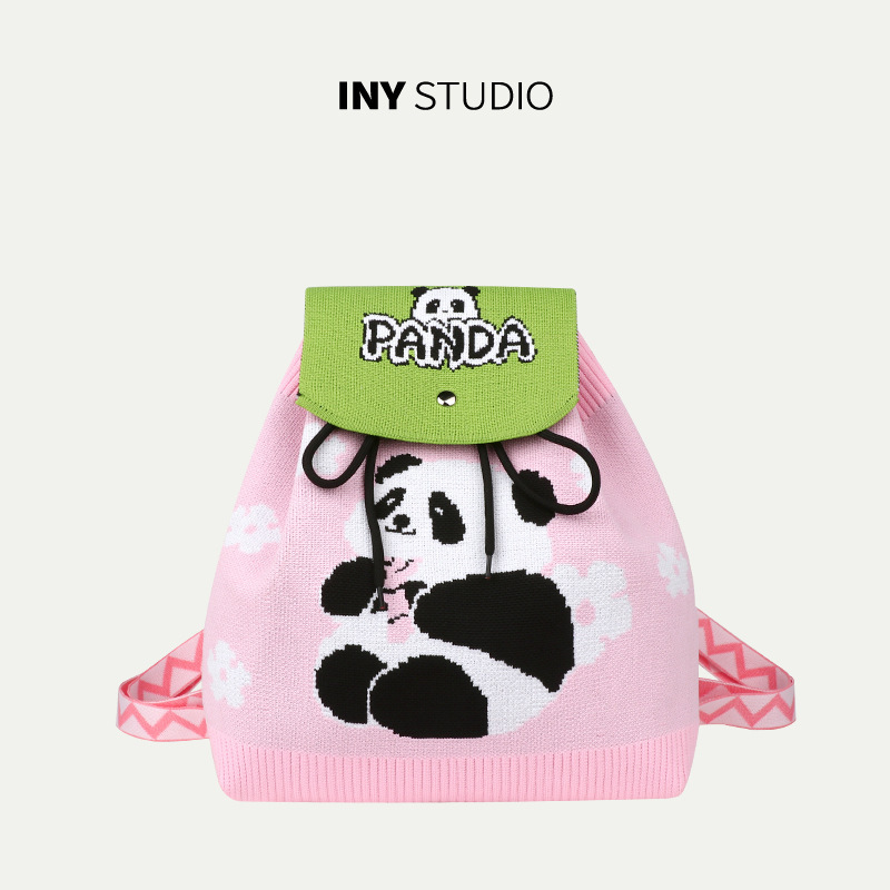 [백팩 조절커버] 컬러블럭 대나무 핑크 52001