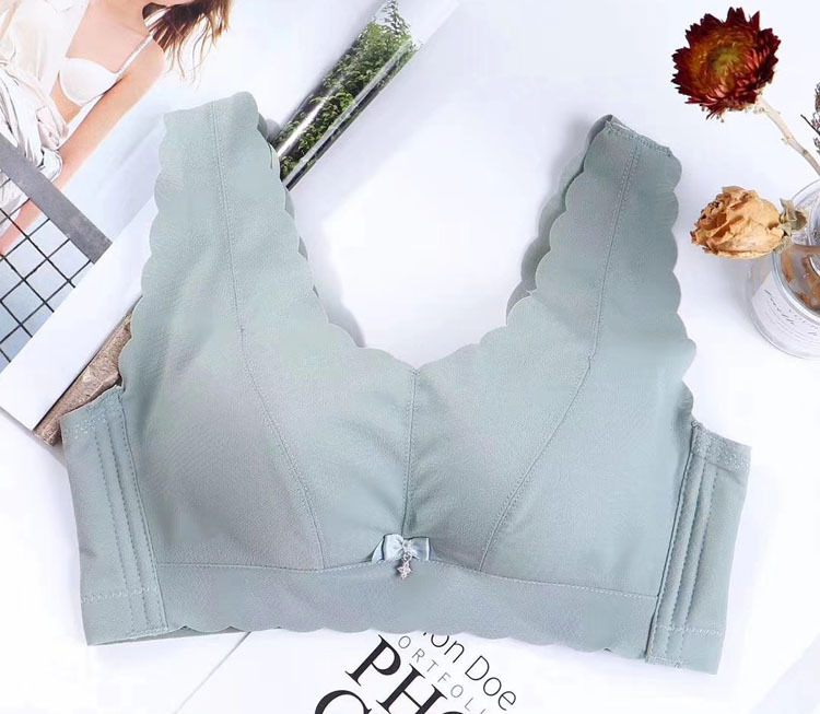 水芙蓮313背心式中薄B杯無鋼圈文胸簡約光面柔軟透氣無痕內衣