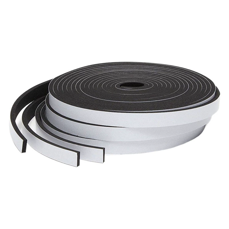 Уплотнительная лента из ЭВА, амортизирующая, самоклеящаяся, губчатая, длинная, для зазоров в дверях, для фотоэлектрических систем, для ванных комнат, для светодиодных умных зеркал, клейкая лента из ЭВА