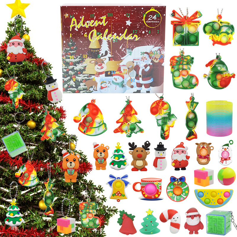 Christmas Tree Elderly Hand Tear Book  Decompression Toy  Set Blind Box display picture 3