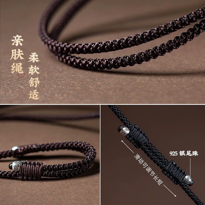 本物のホータン翡翠青海省素材高級翡翠ペンダントロープ手織りペンダントストラップネックレスロープオリジナル|undefined