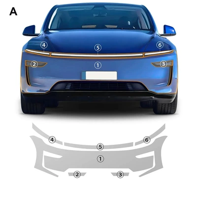 Cross-Border Exclusive Supply of 25-26 Tesla New Model Yl Special Car-Specific Invisible Car Cover Tpu Paint Protection Film (Car paint protective film) - package-1-25-26-renewal-modelyl