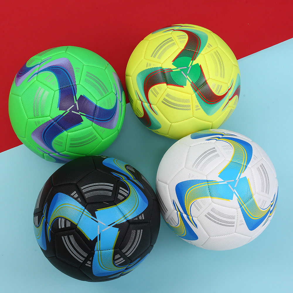 Professional Training Pvc Football Machine-Sewn Inflatable Size 5 Football for Adult Competition, Professional Use, Training, Wear-Resistant, Explosion-Proof