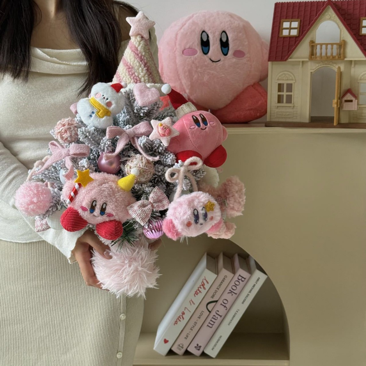 재료 키트 중형 커비 오르골 크리스마스 트리 사이즈 약 50×35cm