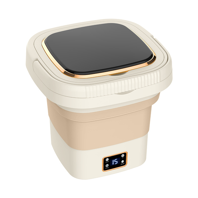 Lavadora plegable transfronteriza dormitorio de estudiantes mini lavadora 9L portátil pequeña ropa interior lavadora de ropa interior