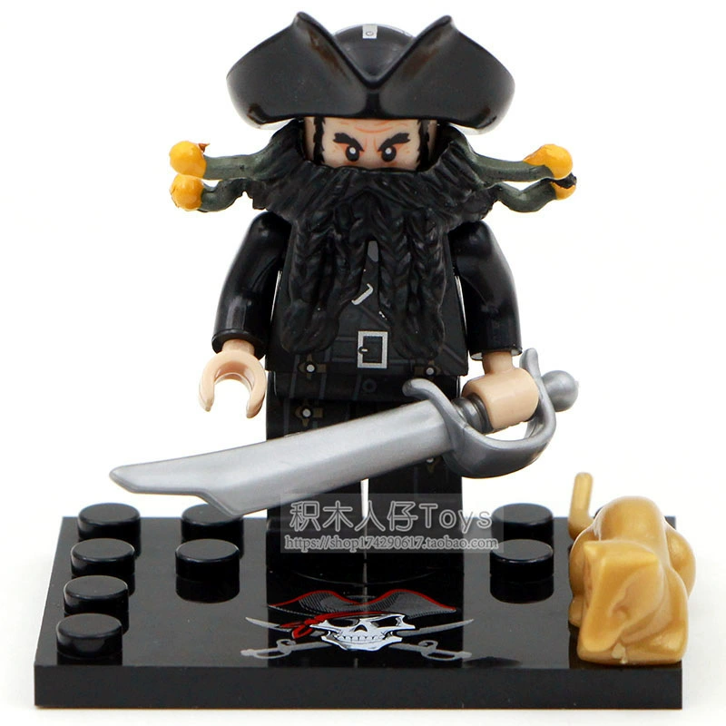 Пираты Карибского моря Дэвид Джонс Джек Элиза Baying KSZ515 518 Совместимо с Lego