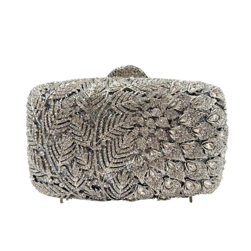 Europa y los Estados Unidos de nuevo coco de diamantes de agua de mano bolsas de banquete de diamantes bolsas de banquete de diamantes Crystal Clutch