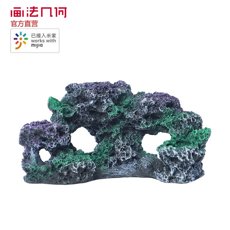 Описательная Геометрия украшения аквариума моделирование скала коралловый риф аквариум Смола ремесло риф ювелирные изделия ландшафтный камень