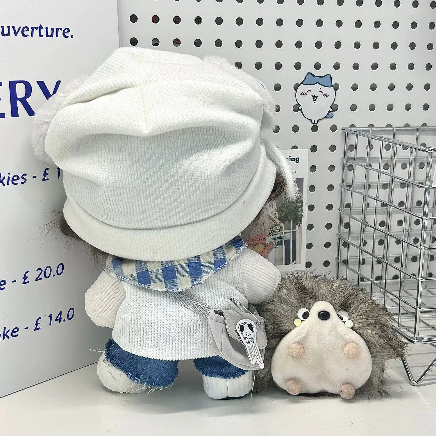 20 см хлопковая одежда для кукол, милый и красивый комплект детской одежды молочного цвета, без атрибутов, замена куклы, ежедневная бесплатная доставка