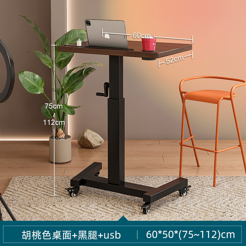 Mesa de transmisión en vivo para anclaje para niñas, banco de trabajo de pantalla de pie móvil, sofá de sala de estar, mesa pequeña