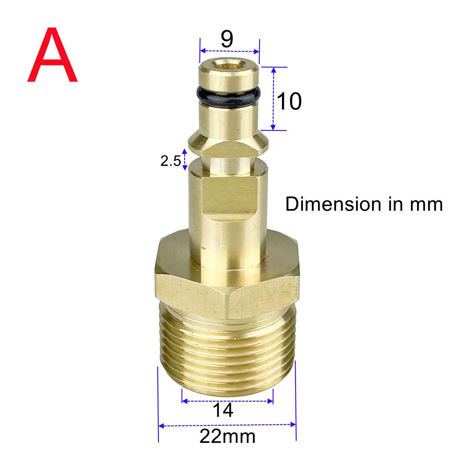 Медный внешний провод 22 Быстроразъемная вилка Kachi Kahe с 14 отверстиями