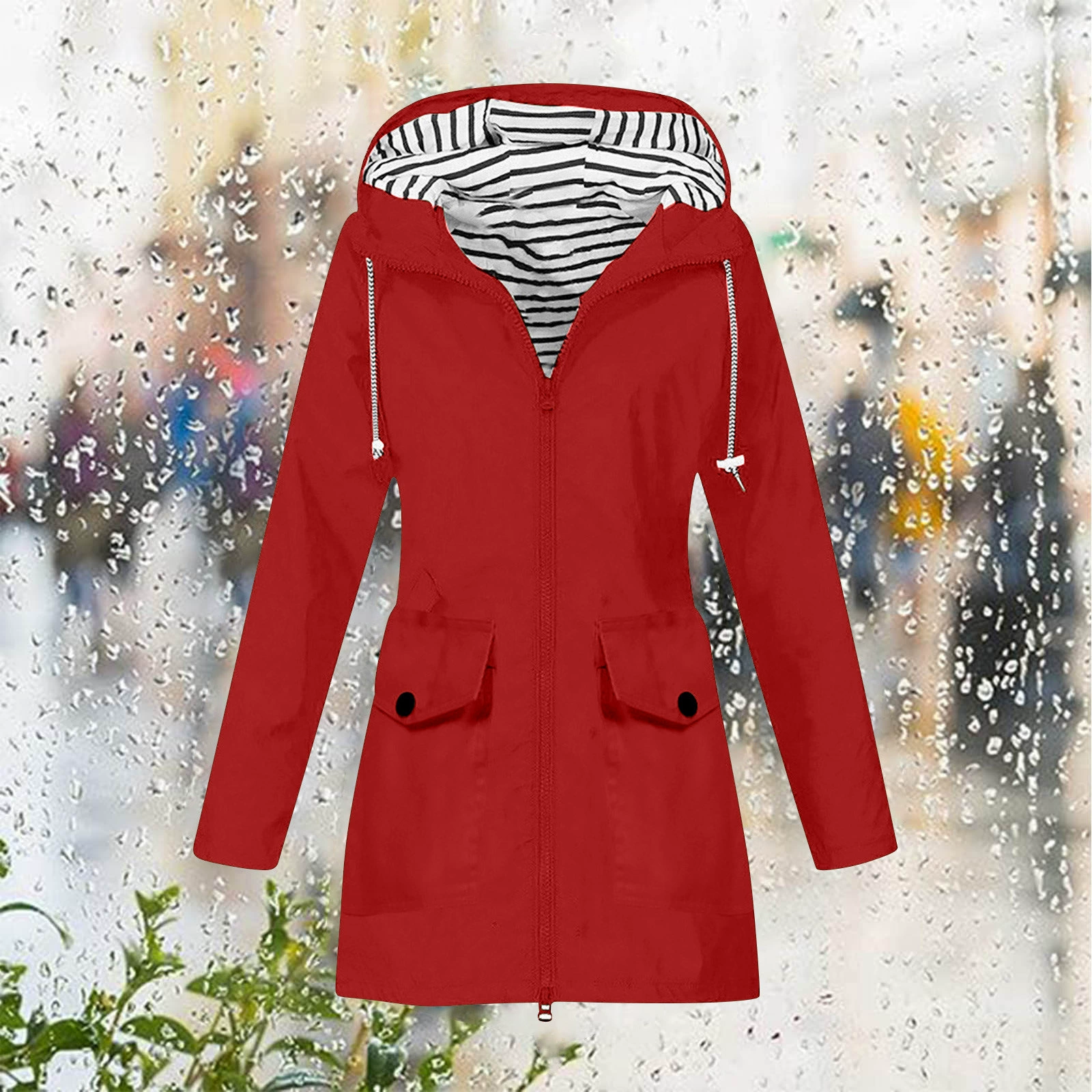 (Cross-border trading), demi-season jacket, travel waterproof trench coat outside climbing, Amazon