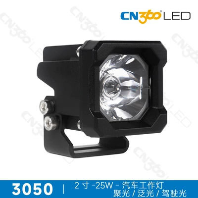Cn360 3050 Model 2 düym 25W Yüksək Parlaqlıqlı Led Avtomobil İş İşığı, Off-Road Fənəri