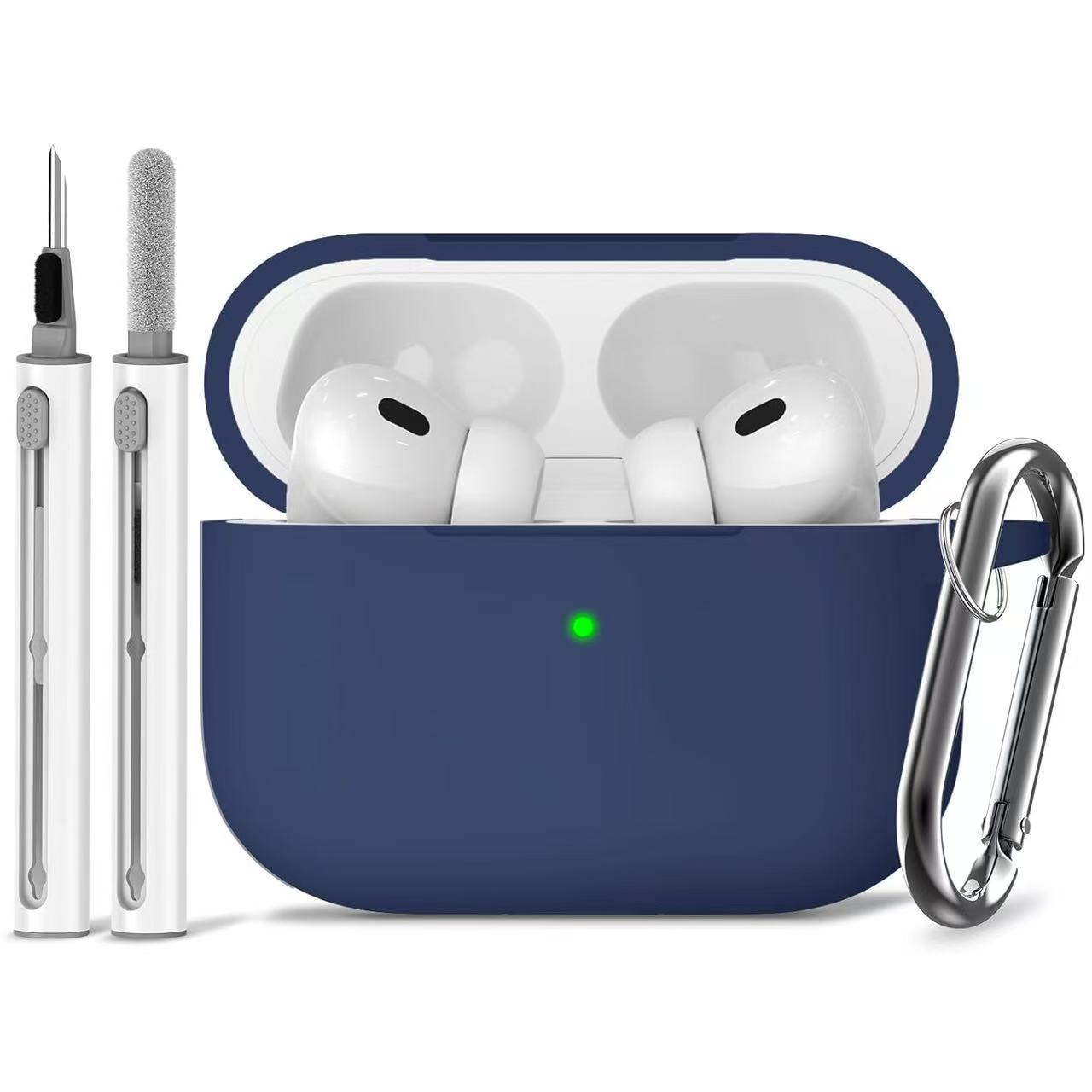 Funda Protectora de Silicona de una Pieza para Apple Airpods Pro3 2025, Color Puro, para Auriculares Bluetooth