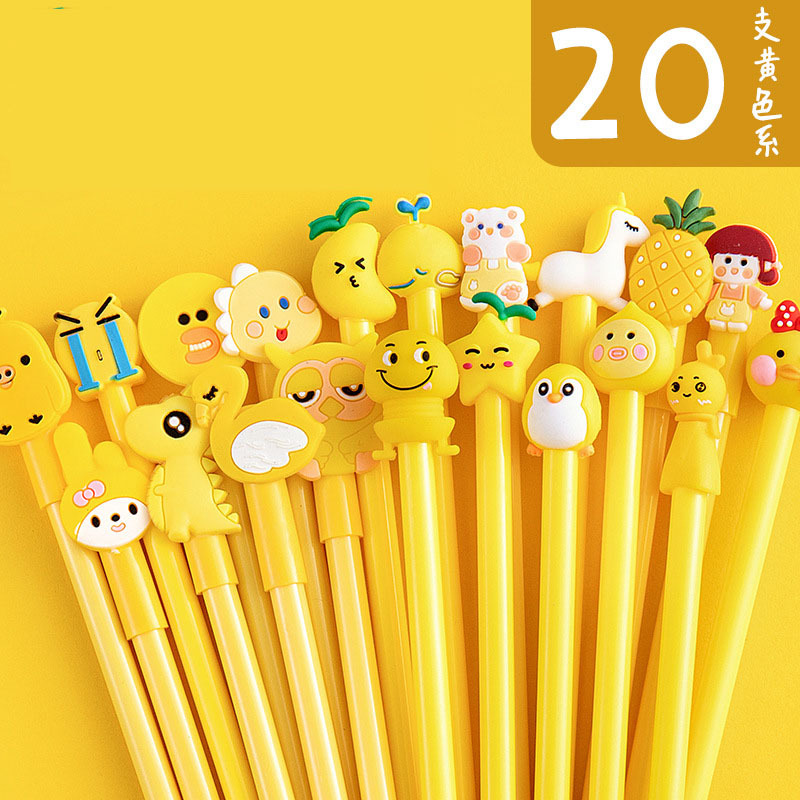 MOKA tarjeta mágica de dibujos animados pluma de gel de secado rápido Red pluma roja Linda hermosa super linda de alto aspecto papelería creativa al por mayor