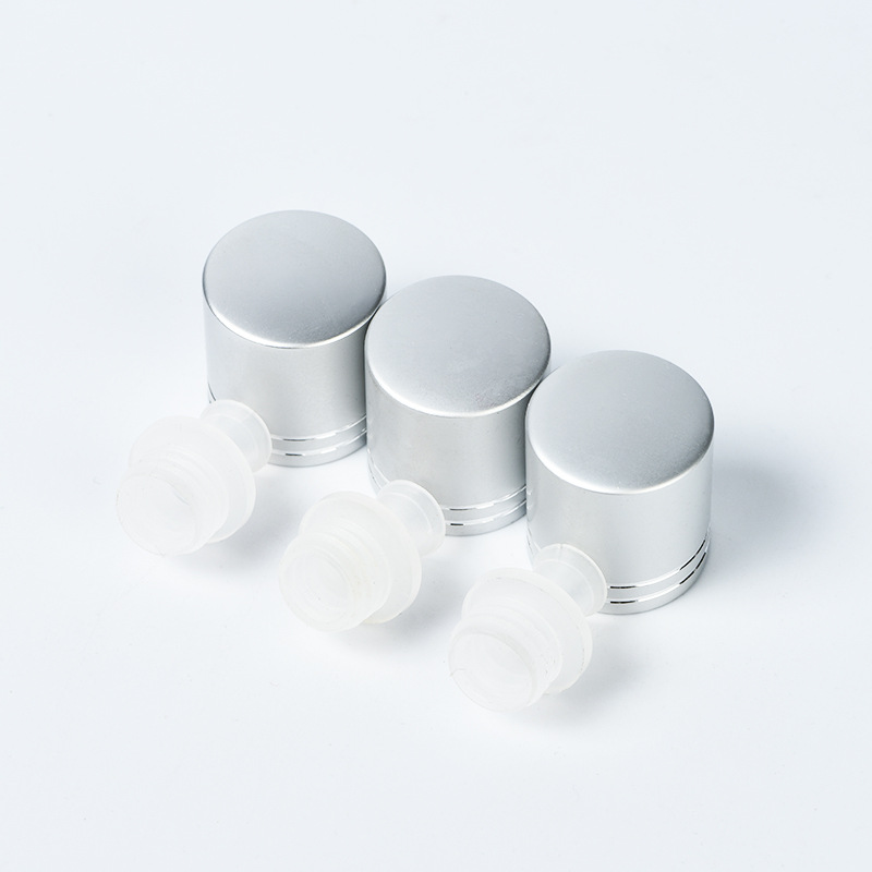 Cubierta de aceite de combinación de óxido de aluminio Cubierta de metal Cubierta de aluminio de plástico Cubierta de combinación de plástico de aluminio con botella de vidrio Cubierta de aceite de óxido de aluminio image 6