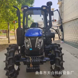 补后全新90马力操作灵活 雷沃904拖拉机 带空调驾驶室原厂土壤耕
