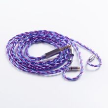 4股单晶铜镀银+纯铜屏蔽线mmcx 0.78 ie900 se846 耳机升级线材