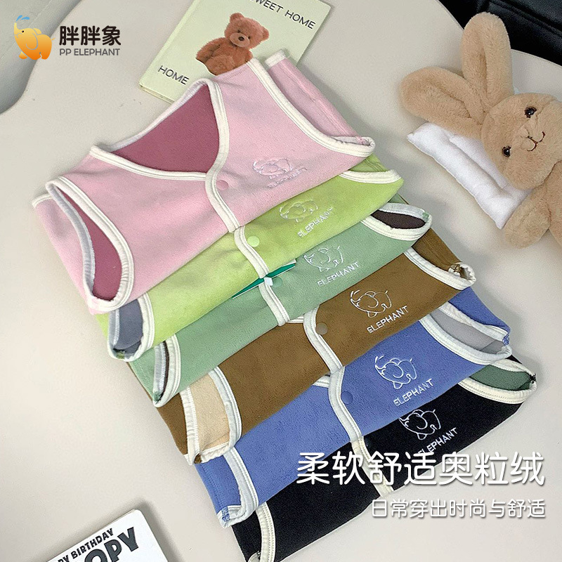 Chaleco caliente para niños 2024 nuevo otoño y invierno niñas niños primavera y otoño hombro de hombro universal