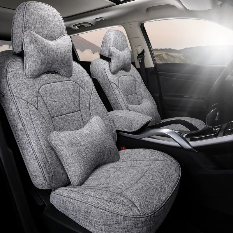 Geely Boyue льняной автомобильный чехол на сиденье для четырех сезонов, специальный верха для внедорожника пятиместного, чехол на сиденье "один автомобиль — один вариант"