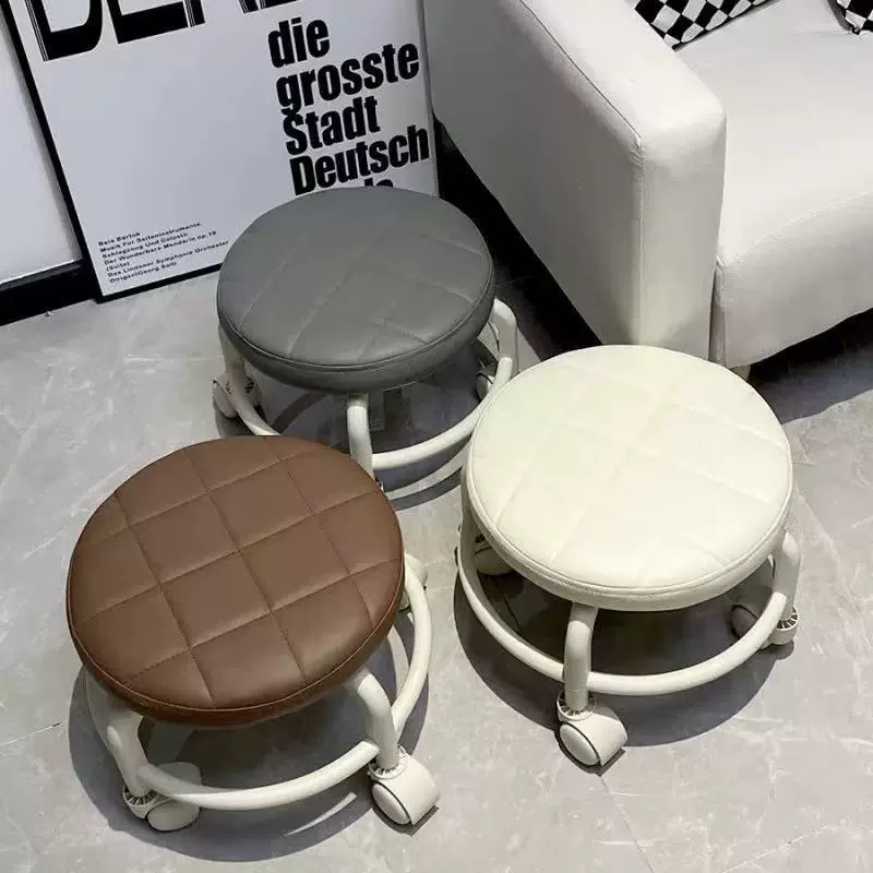 Шкив Круглый стул Маленький стул Домашний низкий стул