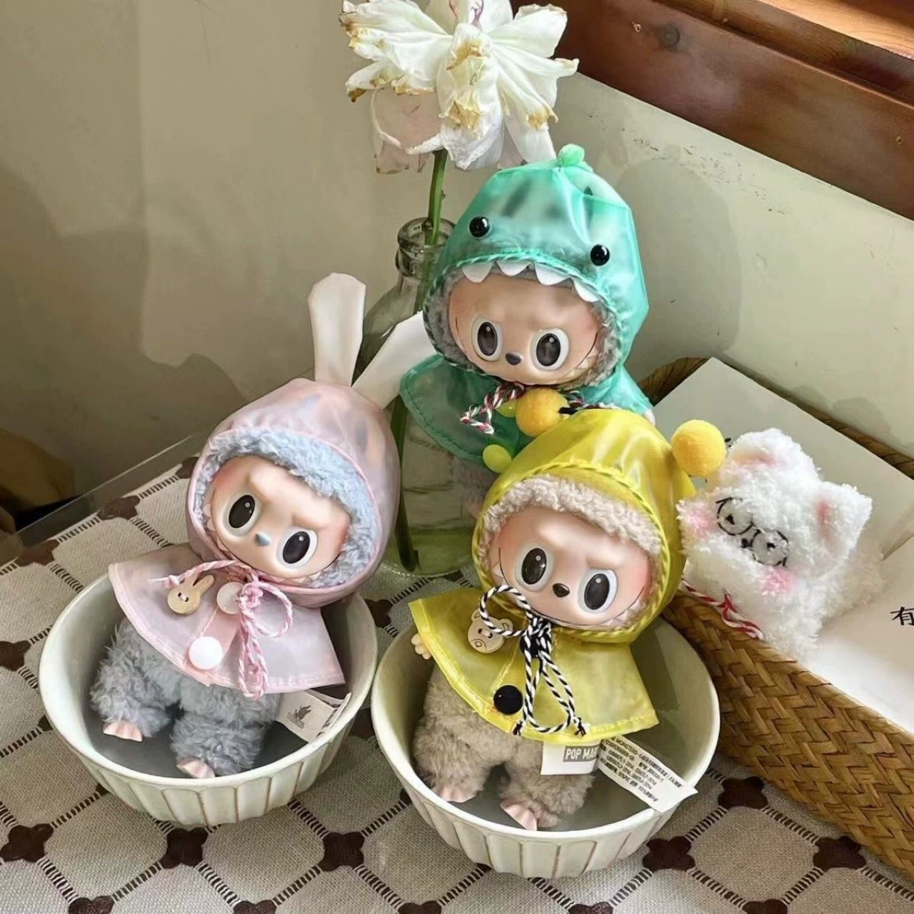 Пластиковая кукла, дождевик для наряжания, 17 см, детская одежда