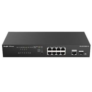 Ruijie 8-port 100-megabit access gigabit optical port uplink non-network management switch RG-ES109DS V2