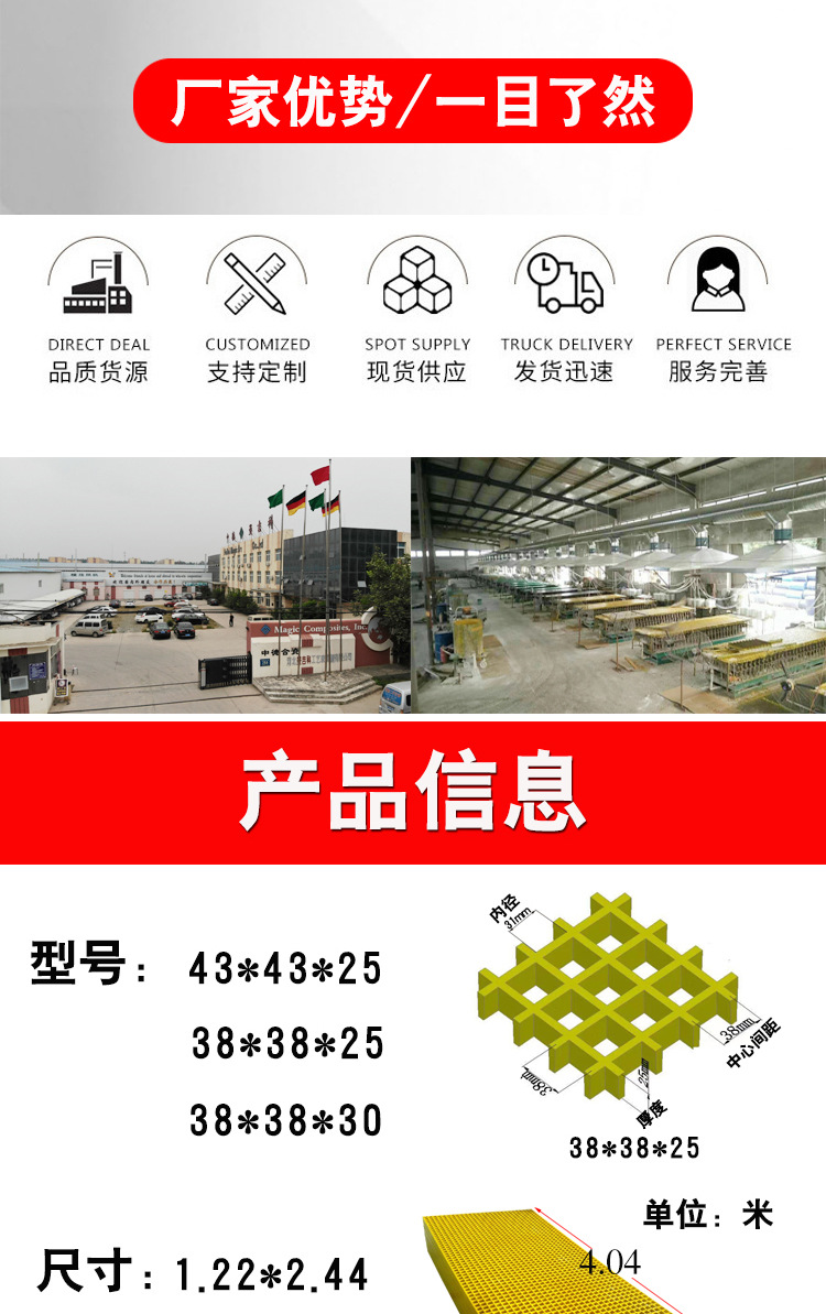 光伏通道格栅板