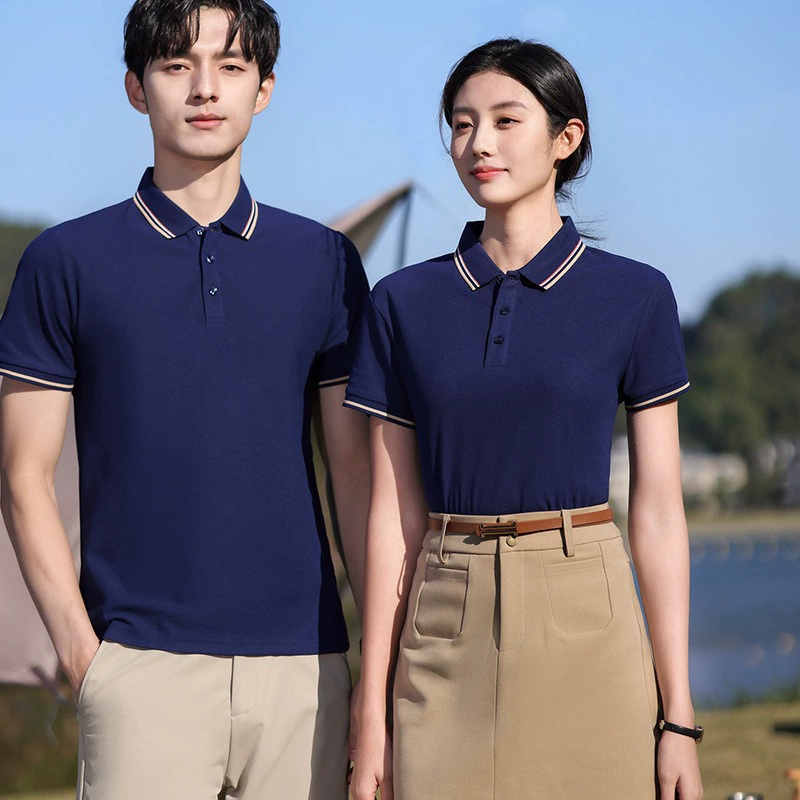 Рубашки поло с короткими рукавами, рабочая одежда по индивидуальному заказу с печатью логотипа, мужские и женские летние рекламные культурные рубашки, футболки с вышивкой рабочей одежды.