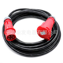 CEE重型電纜 32A 5G6 IP44戶外橡膠電源延長電纜
