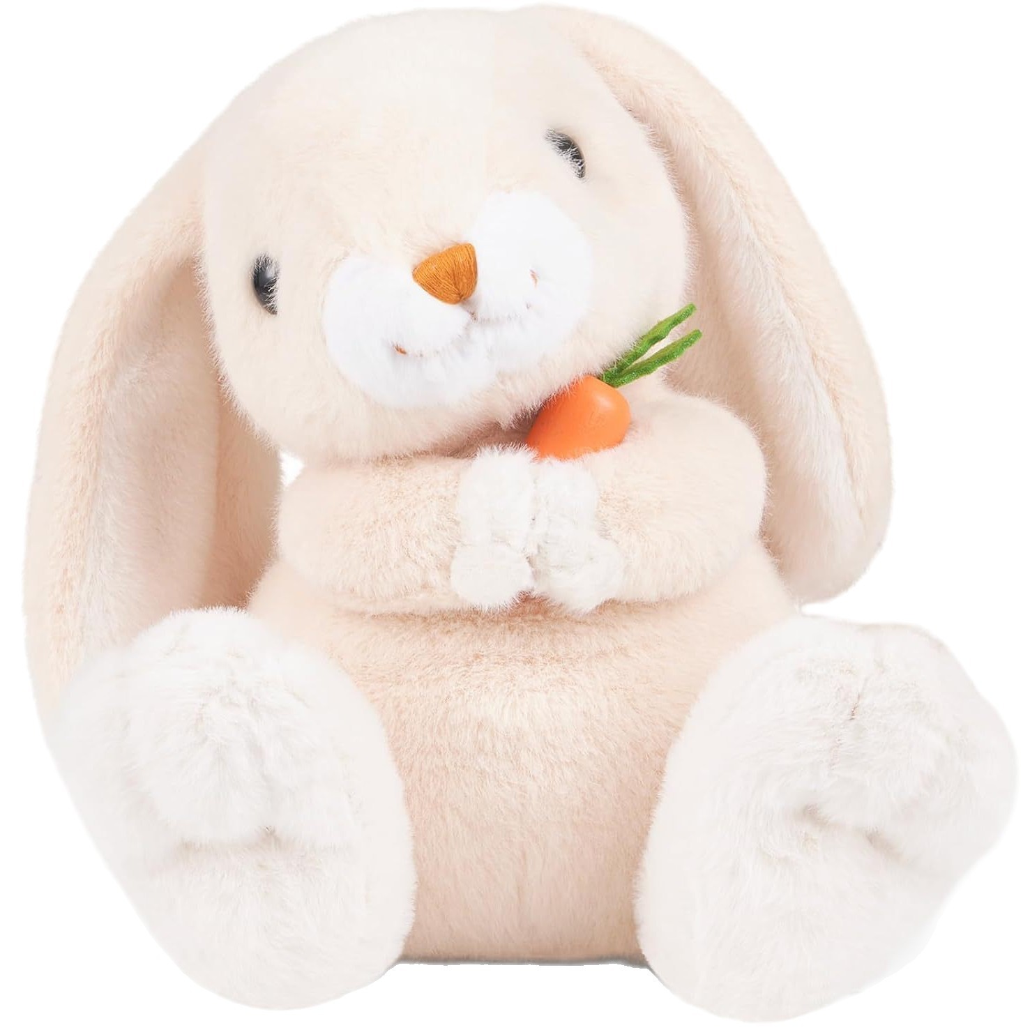 Caricaturas personalizadas muñecas de peluche de conejo de zanahoria orejas colgantes bonitas conejos dulces regalos de cumpleaños curados image 6