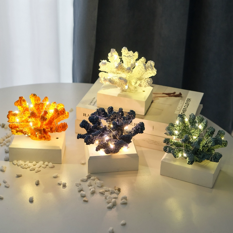 Средиземноморские украшения, изделия из смолы, коралловые украшения, украшения для дворца дракона, украшения для богатства, микропейзаж, реквизит для съемки