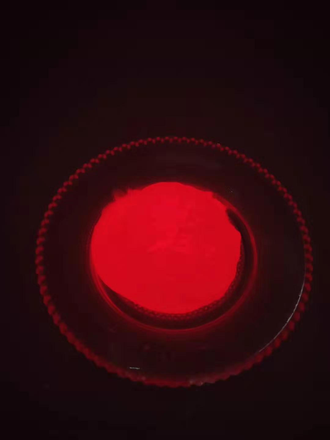 夜光粉厂家现货供应真正大红光夜光粉，橙红光夜光粉