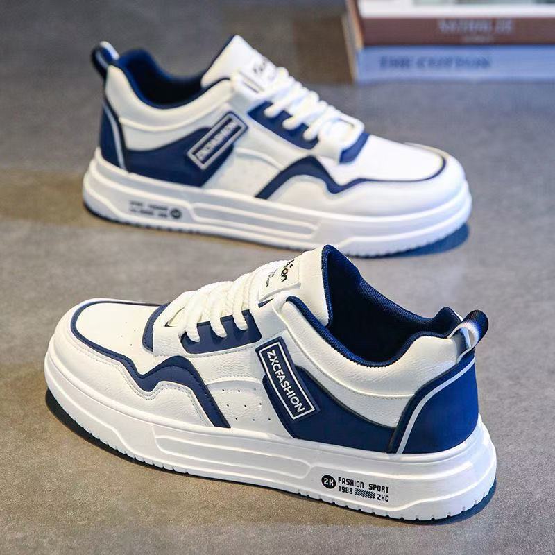 Zapatos de hombre de verano ventilados nicho sensación de diseño de skate casual universal zapatos deportivos de escuela secundaria casual zapatos blancos zapatos de moda