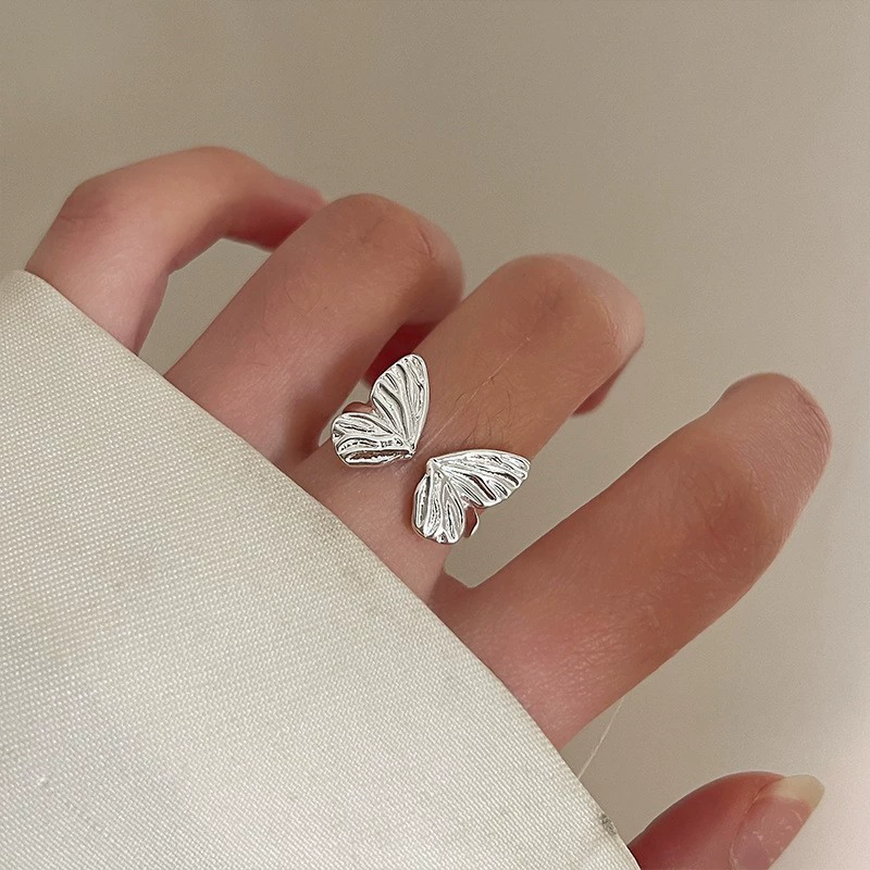 Adjustable Ring, 925 Silver Sample, Universal Fit, Light Luxury Style