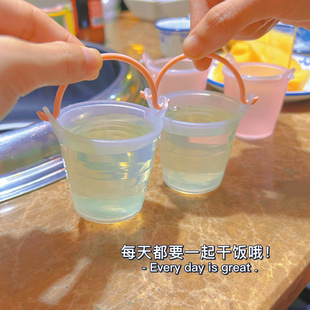 High Yan Value Small Wine Barrel New Beer Cup Date Dinner Cup Red Book Creative Mini Wine Cup