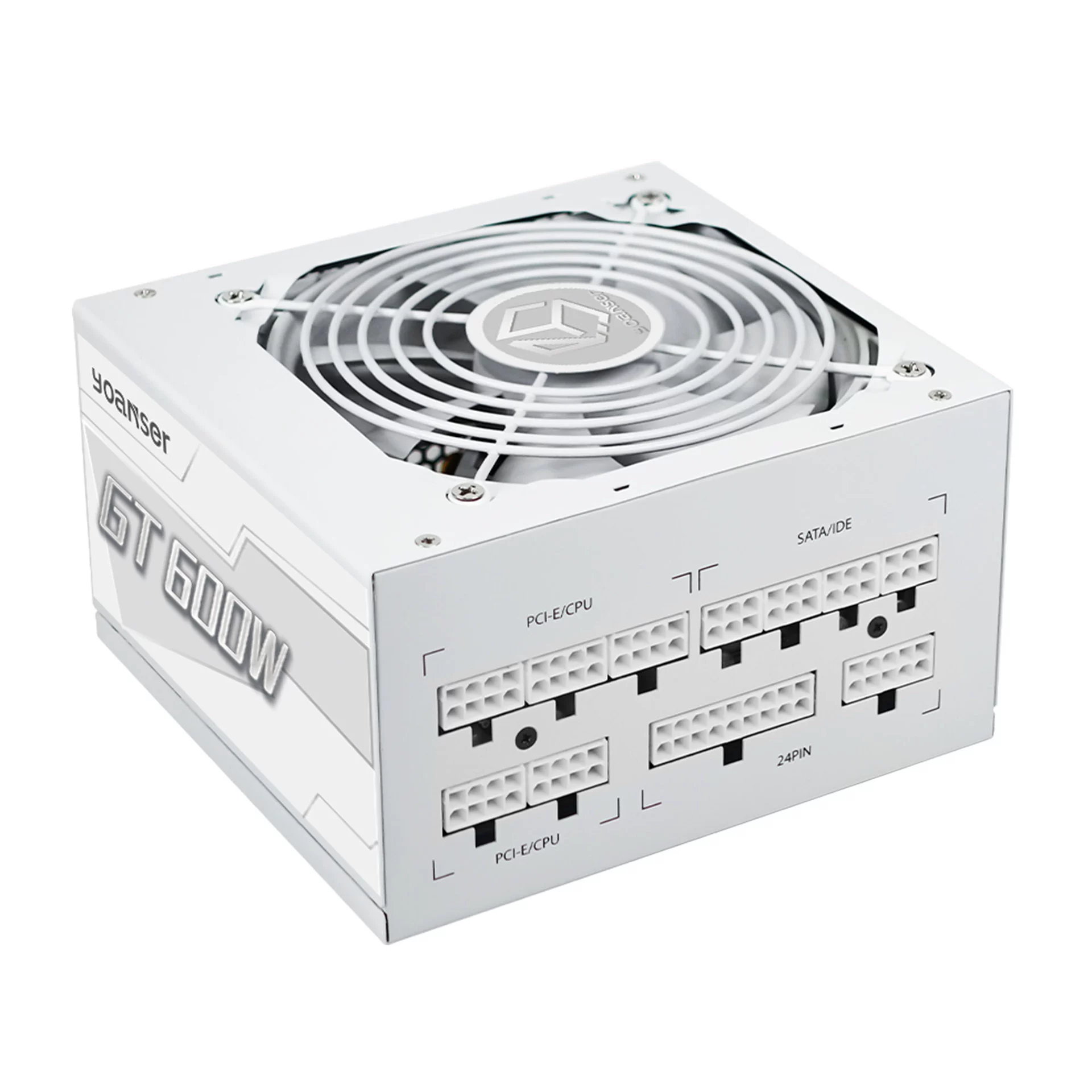 ATX 600W 80Plus Gold Full Modular Power Supply600W белый корпус